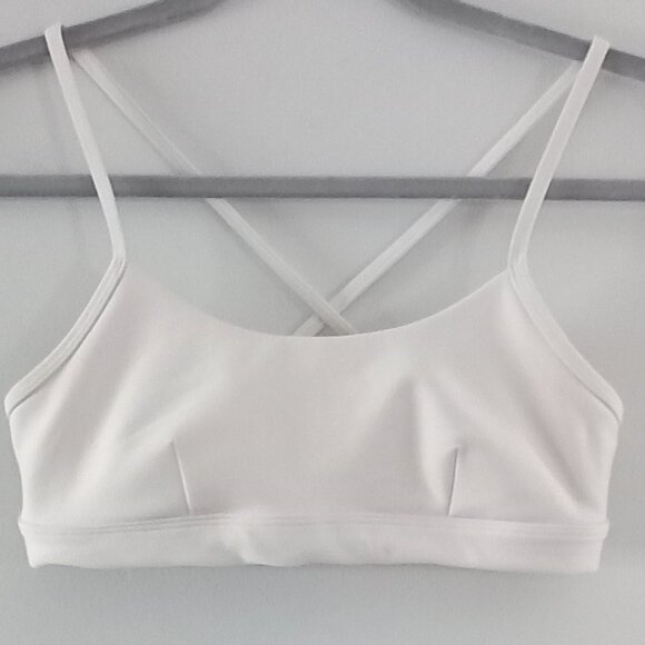 ALO YOGA AIRLIFT BRA in white AND LEGGINGS in red - set - S - Picture 10 of 14